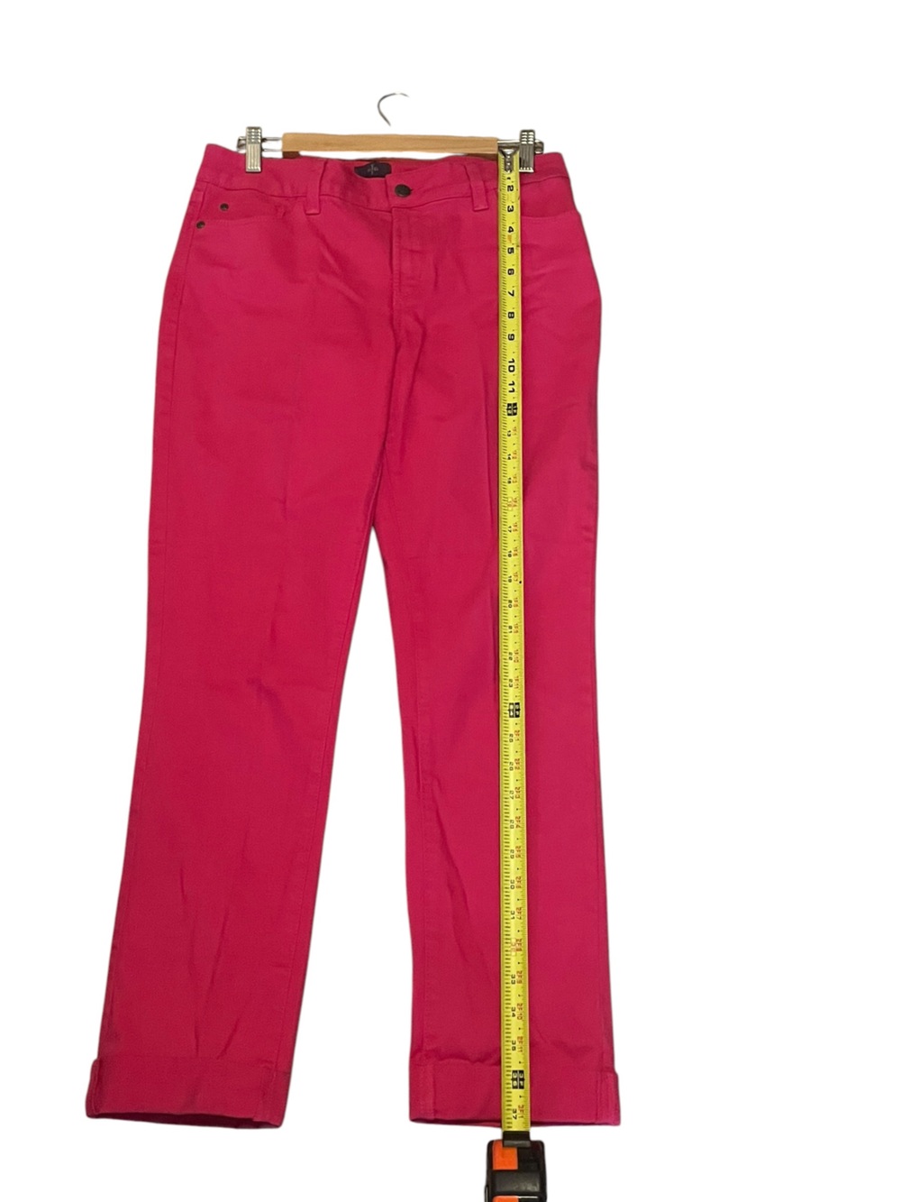 NYDJ Boyfriend Jeans - Hot Pink - Size 6 - Stretch Denim - Picture 6 of 6